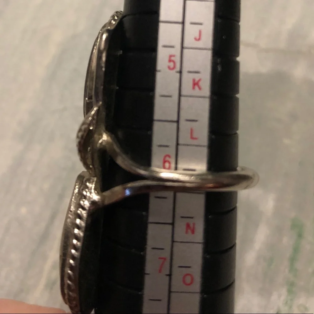 Two Abalone Shell vintage Rings - Picture 5 of 6